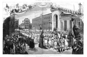 Protocolo en el Santo Entierro: de procesión en 1878