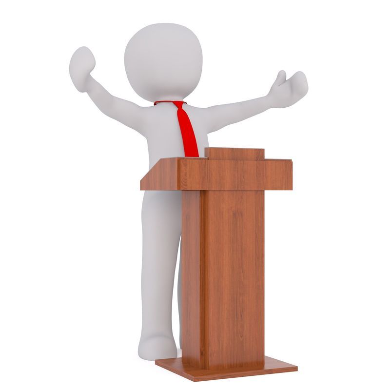 Palabras políticas: directrices y consignas en discursos, proclamas y soflamas
